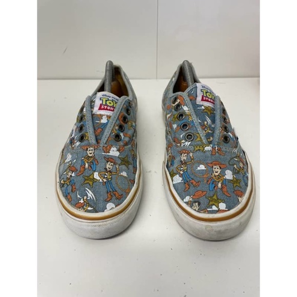 Vans Disney Pixar Toy Story Woody Authentic Denim Shoes Sneakers Men\'s US 9 main image 4
